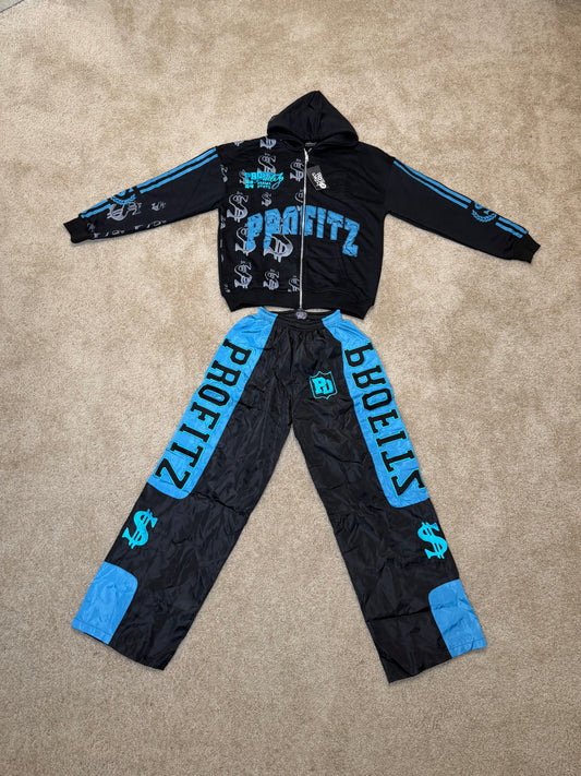 Gamma blue nylon set