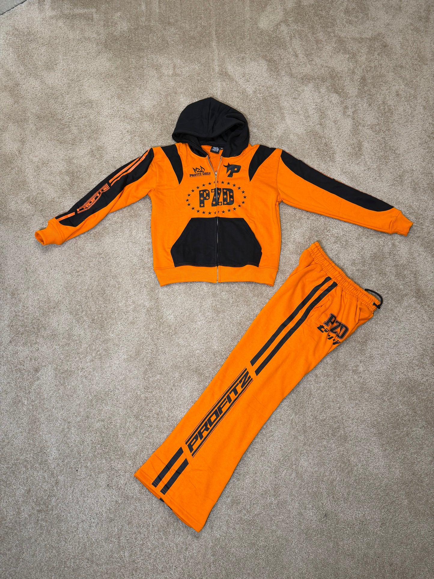 Orange and black profitz set