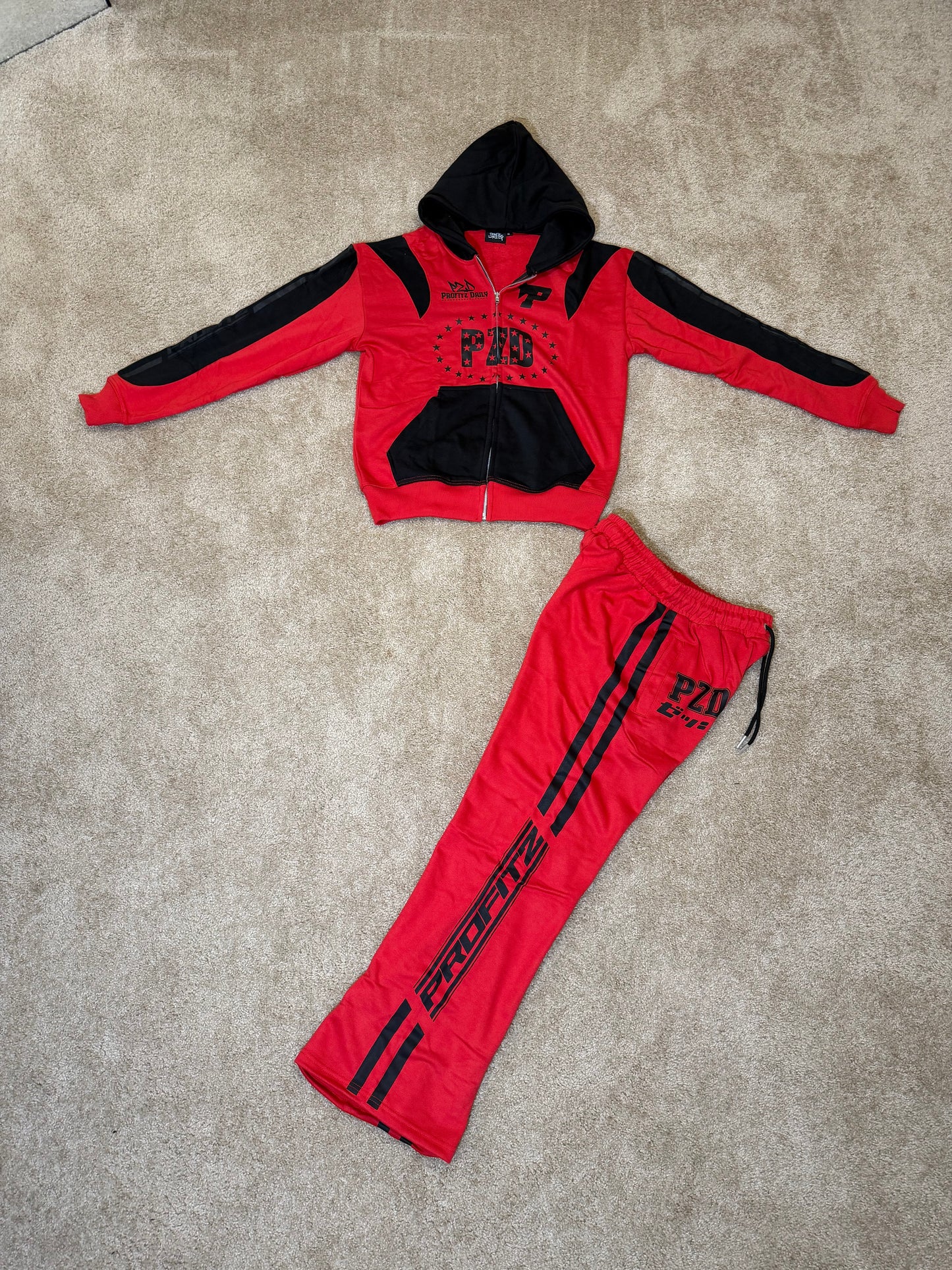 Red and black profitz set