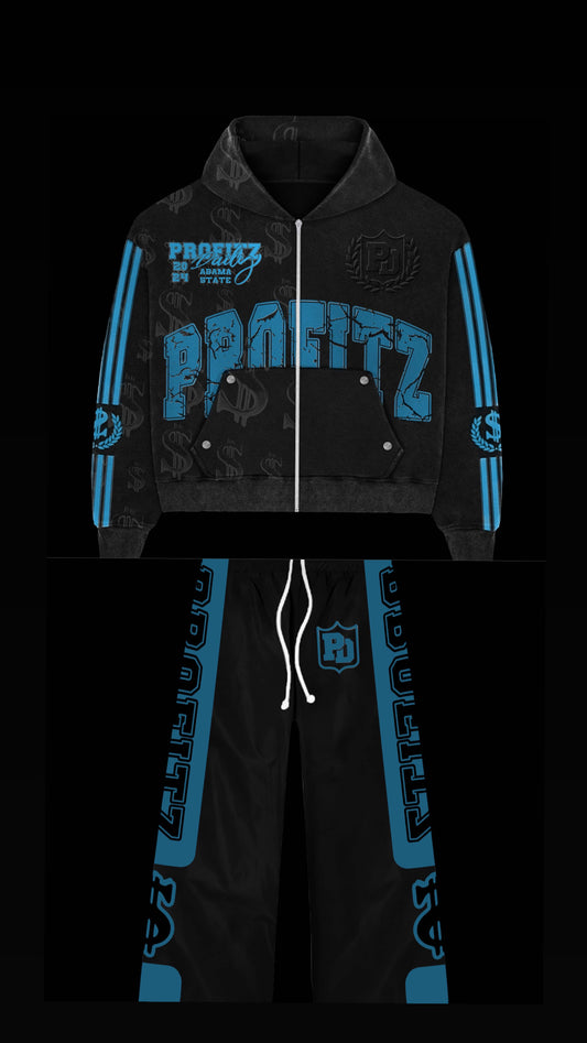 Gamma blue nylon set